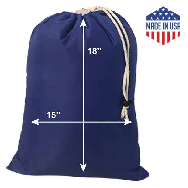 15" x 18" Laundry Bags || Quality BLENDED Fabrics || Solid Colors