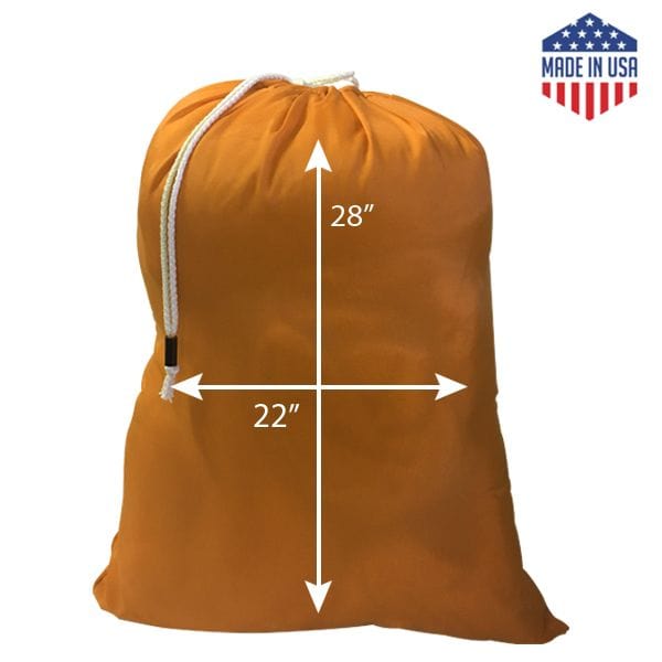 22" x 28" Heavy NYLON Laundry Bags || Water-proof || Solid Colors
