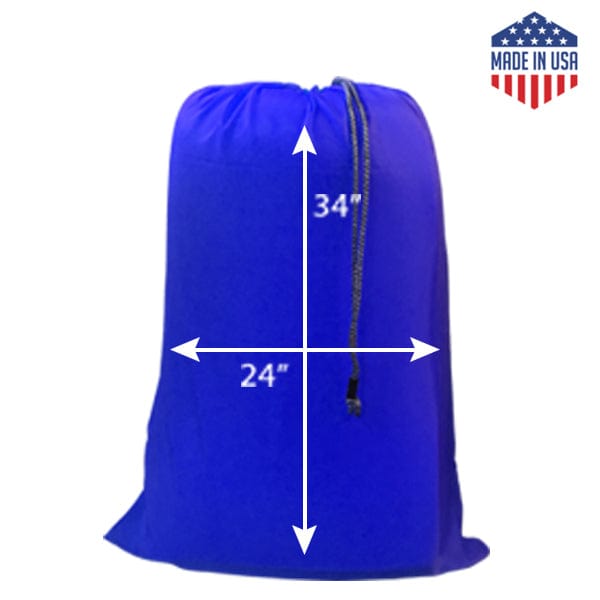 24" x 34" Heavy NYLON Laundry Bags || Not Water-proof || Solid Colors