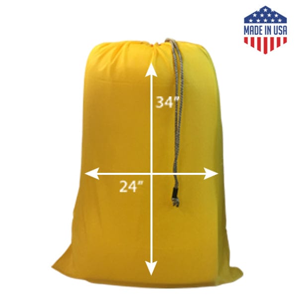 24" x 34" Heavy NYLON Laundry Bags || Water-proof || Solid Colors