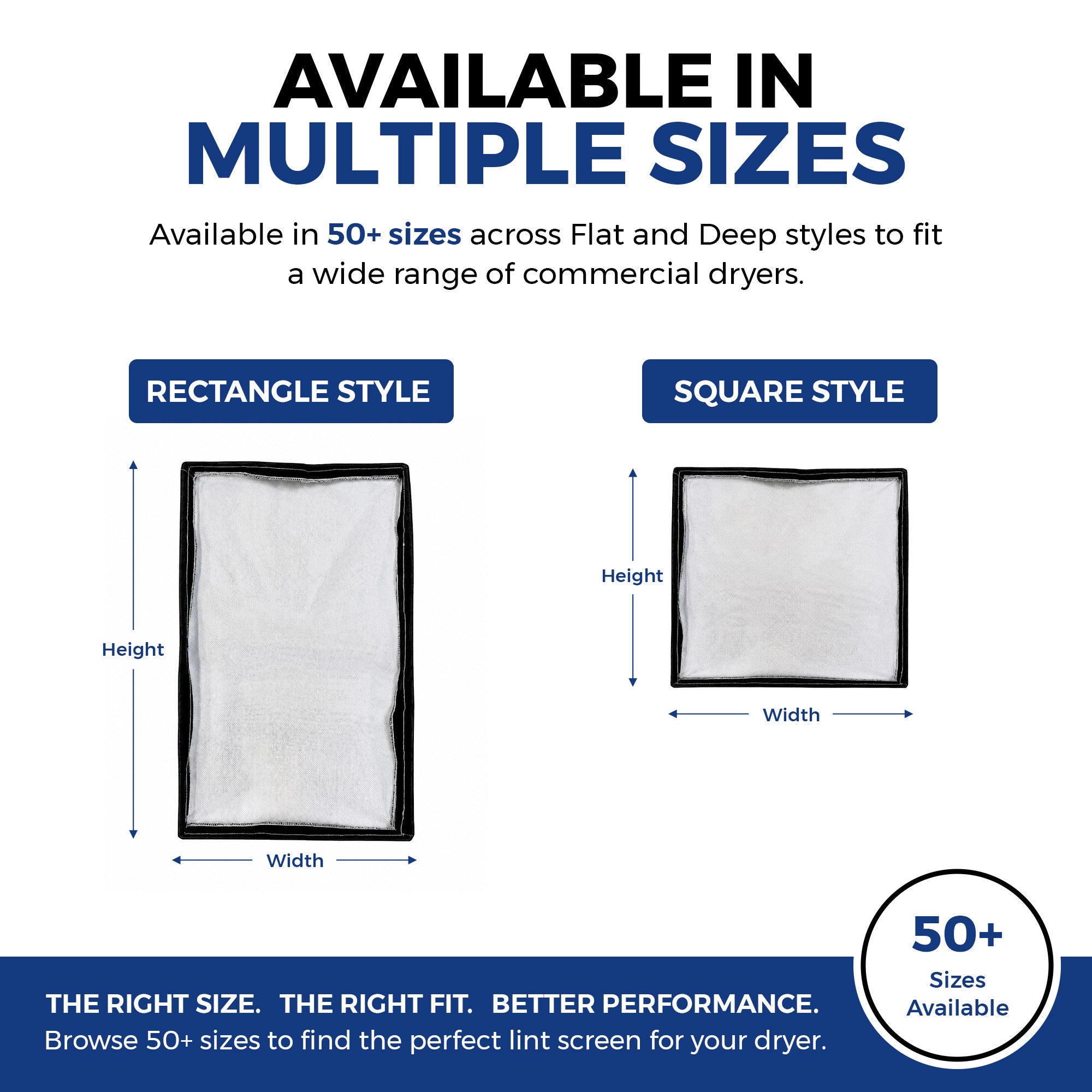 22.25" x 26" AMERICAN DRYER SCREENS 108202 AD50-60 FRAMELESS Replacement Lint Screen