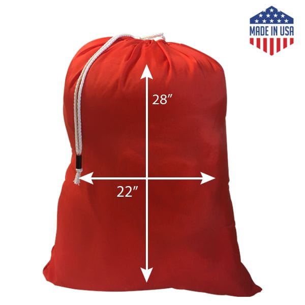 22" x 28" Heavy NYLON Laundry Bags || Not Water-proof || Solid Colors