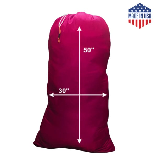 30" x 50" Heavy NYLON Laundry Bags || Water-proof || Solid Colors