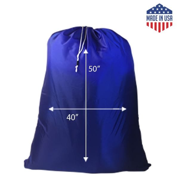 40" x 50" Heavy NYLON Laundry Bags, Not Water-proof, Solid Colors