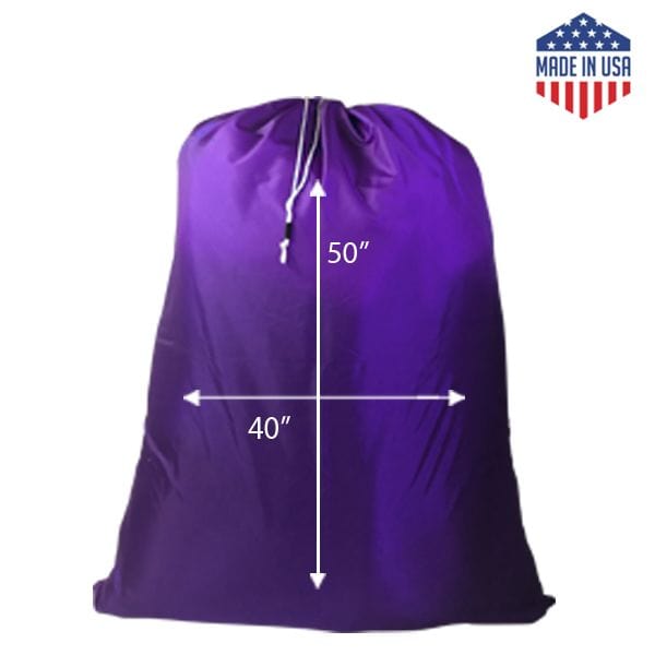 40" x 50" Heavy NYLON Laundry Bags, Water-proof, Solid Colors